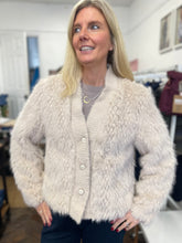Load image into Gallery viewer, Katie Plush Jacket Beige
