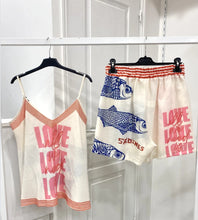 Load image into Gallery viewer, Sardines Cami/Shorts Co-ord
