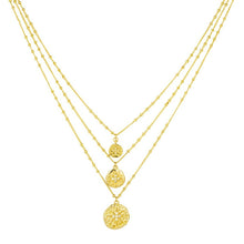 Load image into Gallery viewer, Roma Gold Coin Layer Necklace
