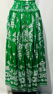 Neo Printed Skirt Green/White (Tall)