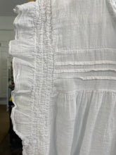 Load image into Gallery viewer, Iris Pintuck Voile Top White
