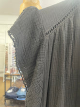 Load image into Gallery viewer, Suri Cheesecloth Insert Dress Black
