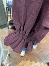 Load image into Gallery viewer, Octavia Corduroy Shirt Plum
