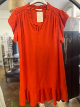 Load image into Gallery viewer, Suri Cheesecloth Insert Dress Orange
