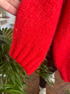 Carol Cowl Neck Jumper Red