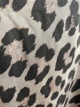 Load image into Gallery viewer, Kat Bias Cut Satin Leopard Skirt Taupe
