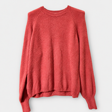 Load image into Gallery viewer, Soft Button Cuff Alpaca Jumper Dusty Coral
