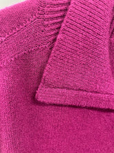 Load image into Gallery viewer, Polina Collared Soft Touch Jumper Magenta
