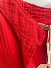 Load image into Gallery viewer, Sunny Cheesecloth Swing Dress Red
