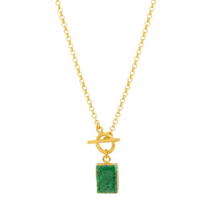 Delta Malachite Necklace