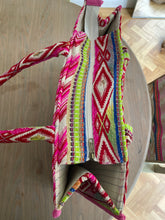 Load image into Gallery viewer, Ziggy Cotton Beaded Bag Pink
