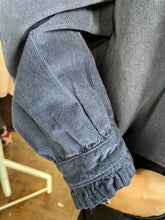 Load image into Gallery viewer, Nola Frill Collar Needle Corduroy Shirt Navy
