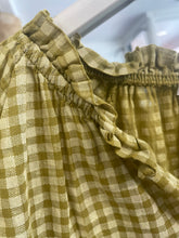 Load image into Gallery viewer, Valencia Checked Voile Short Sleeve Olive
