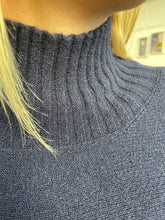 Load image into Gallery viewer, Tammy Ribbed Turtle Neck Jumper Navy
