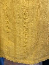 Load image into Gallery viewer, Rosalie Long Sleeve Cotton Stripe Insert Blouse Mustard
