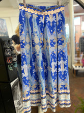 Load image into Gallery viewer, Sara Printed Skirt Cobalt
