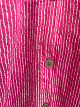 Load image into Gallery viewer, Valencia Stripe Voile Short Sleeve Pink
