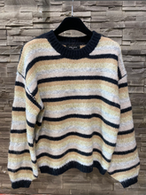 Load image into Gallery viewer, Talia Glitter Stripe Jumper
