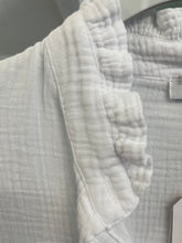 Load image into Gallery viewer, Marianne Cheesecloth Short Sleeve White
