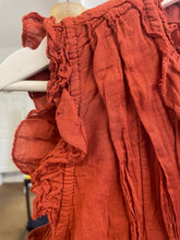 Load image into Gallery viewer, Irene Frill Voile Top Rust
