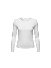 Load image into Gallery viewer, Bobbi Long Sleeve Crew White

