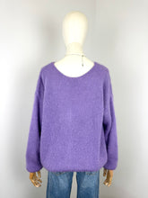 Load image into Gallery viewer, Elle Reversible Cardigan Mohair Lilac
