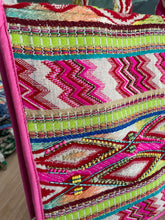 Load image into Gallery viewer, Ziggy Cotton Beaded Bag Pink
