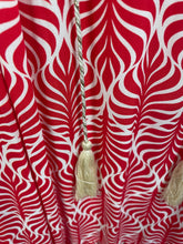 Load image into Gallery viewer, Cassy Sleeveless Tiered Dress Red Leaf Print
