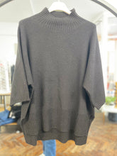 Load image into Gallery viewer, Tamsin Turtle Neck Half Sleeve Black
