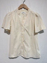 Load image into Gallery viewer, Flora Flower Broderie Blouse Cream
