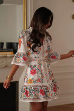 Load image into Gallery viewer, Fleur Floral Border Print Dress
