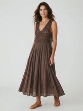 Load image into Gallery viewer, Samara Crochet Dress Chocolate
