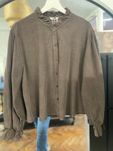 Load image into Gallery viewer, Octavia Corduroy Shirt Chocolate
