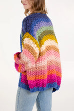 Load image into Gallery viewer, Lorna Oversized Rainbow Cardigan
