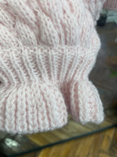 Load image into Gallery viewer, Esme Frill Collar Textured Knit Powder Pink
