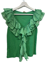 Load image into Gallery viewer, Naya Frill Vest Green
