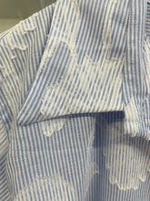 Load image into Gallery viewer, Leaf Appliqué Blouse Blue
