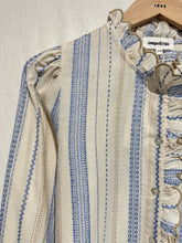 Load image into Gallery viewer, Frida Frill Striped Blouse
