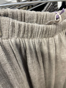 Teabag Linen Barrel Trouser Mocha