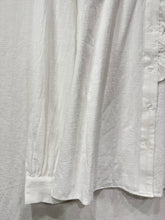 Load image into Gallery viewer, Claudette Embroidered Frill Collar Blouse Off White
