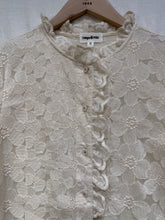 Load image into Gallery viewer, Bertran Floral Lace Blouse Cream
