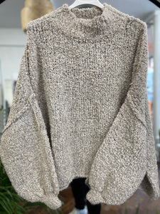 Teddy Slouchy Knit Oatmeal