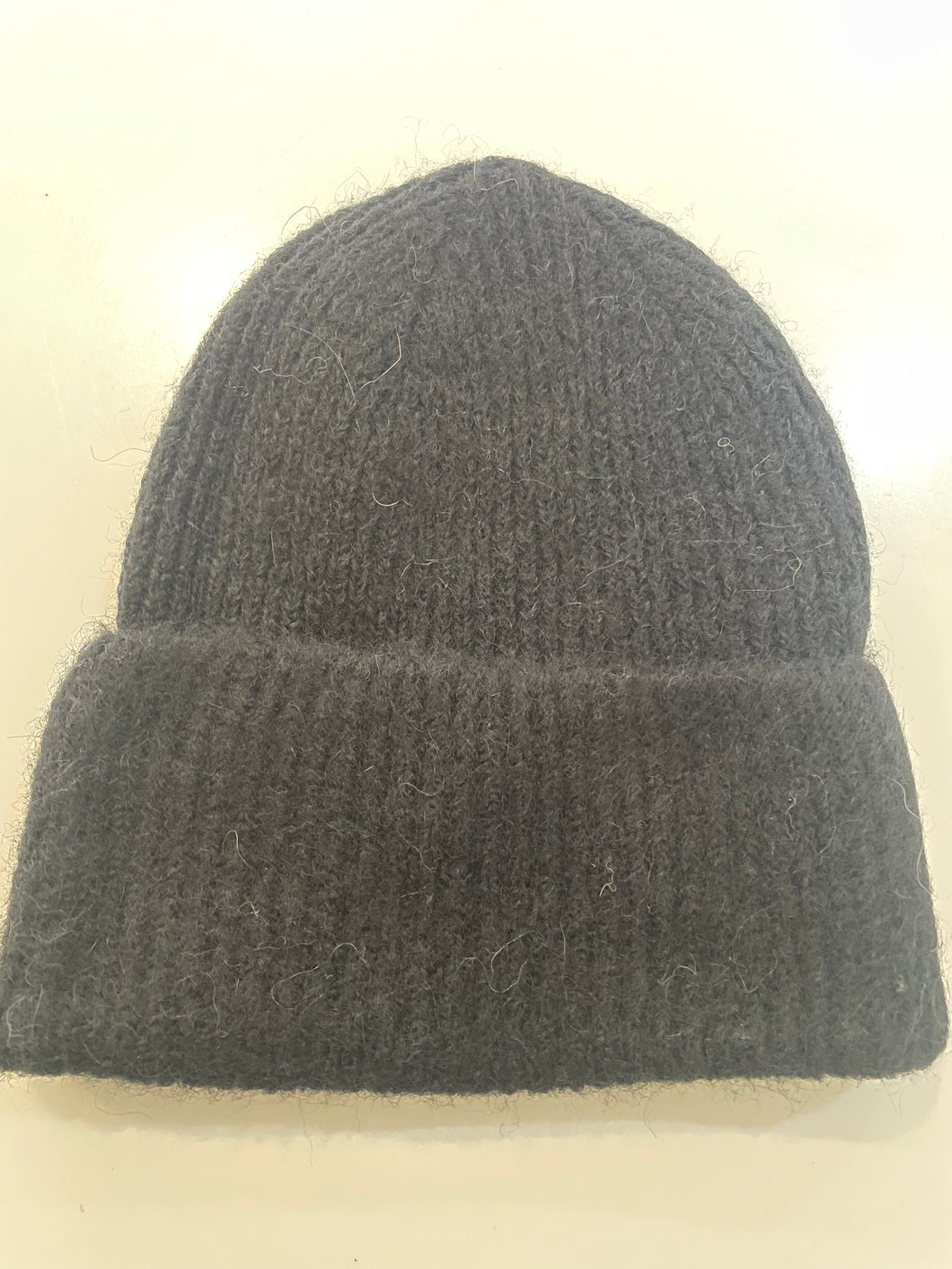 Fluffy Beanie Black