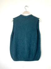 Load image into Gallery viewer, Mae Mohair Button Tank Petrol
