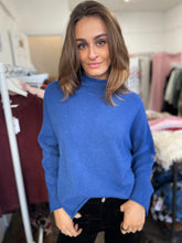 Load image into Gallery viewer, Rae Roll Neck Denim Blue

