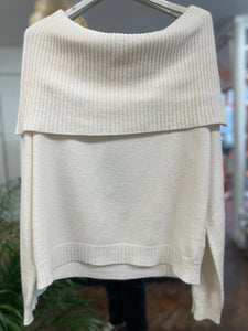 Ivy Cowl Neck Jumper Cream