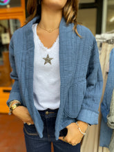 Load image into Gallery viewer, Cara Cotton Jacket Dark Airforce Blue
