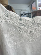 Load image into Gallery viewer, Cotton Crochet Cami White
