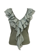 Load image into Gallery viewer, Naya Frill Vest Khaki
