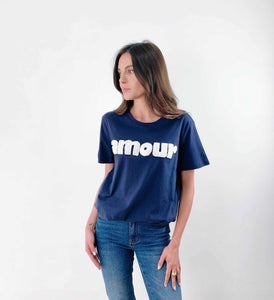 Amour T-Shirt Navy